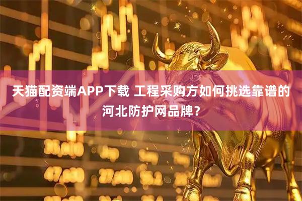天猫配资端APP下载 工程采购方如何挑选靠谱的河北防护网品牌？